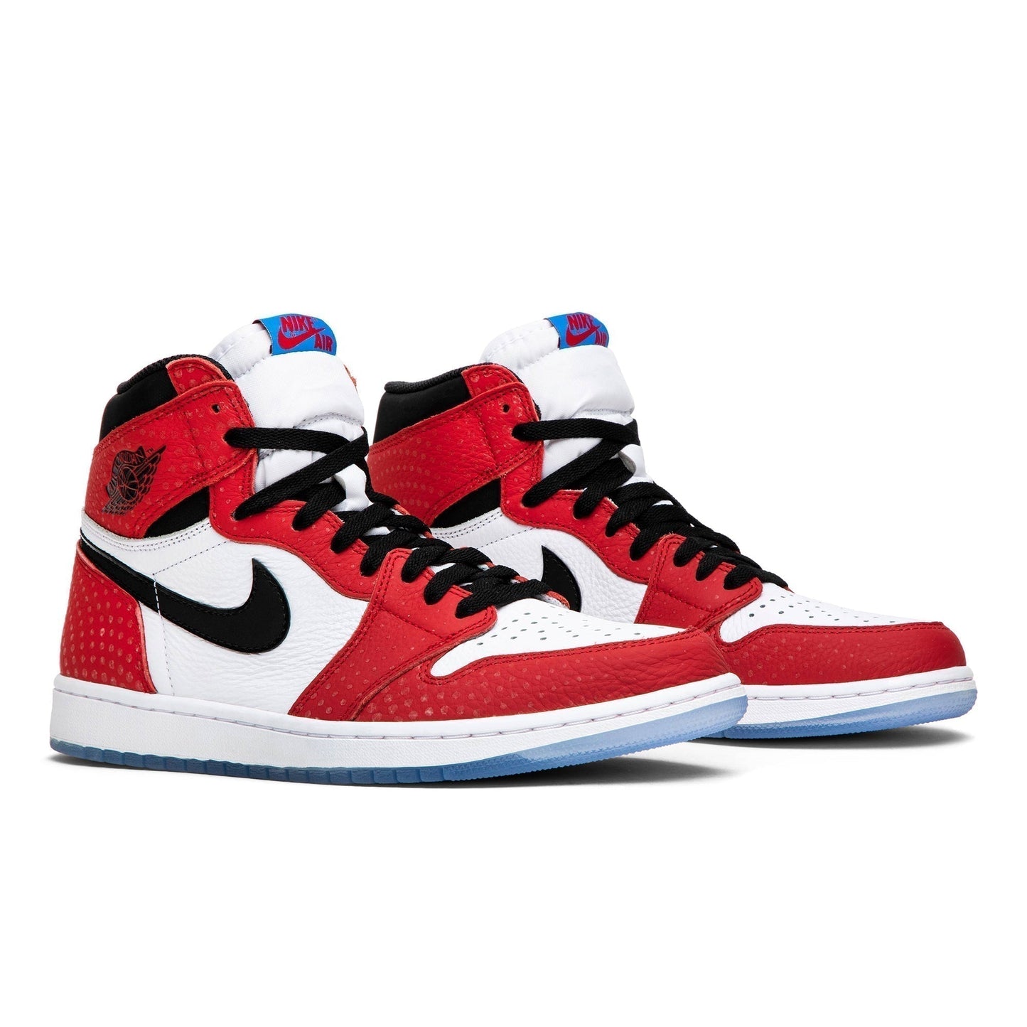 Air Jordan 1 Retro High OG Spider-Man Origin Story 555088-602 Sneakers - Heri...
