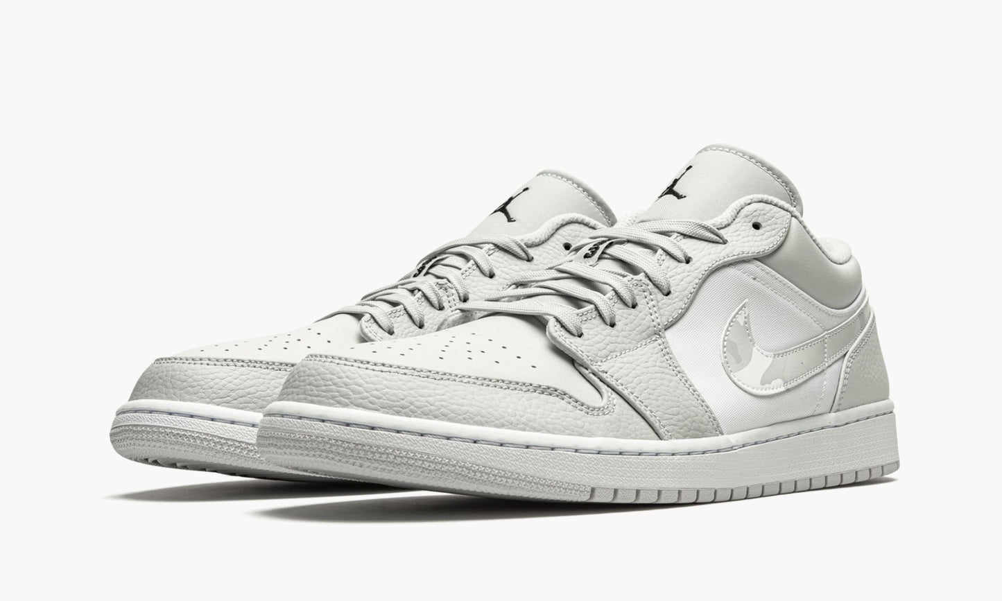 Air Jordan 1 Low White Camo Sneakers - Style Staple | Designer Kicks