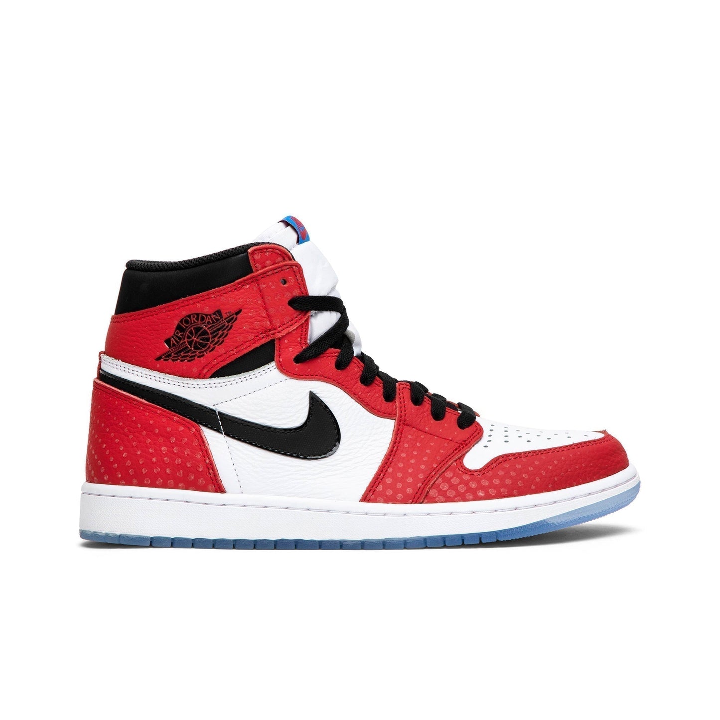 Air Jordan 1 Retro High OG Spider-Man Origin Story 555088-602 Sneakers - Heri...