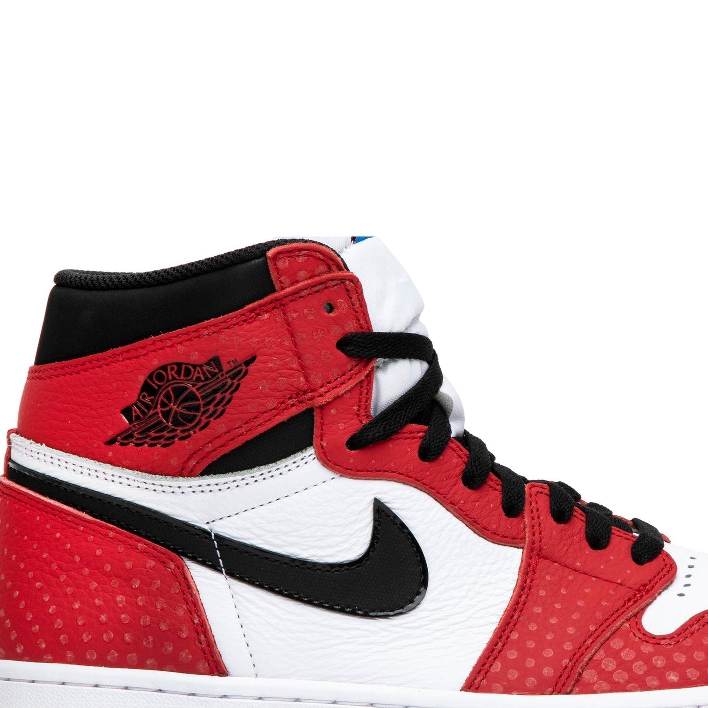 Air Jordan 1 Retro High OG Spider-Man Origin Story 555088-602 Sneakers - Heri...