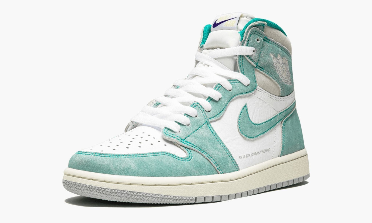 Air Jordan 1 Retro High OG Turbo Green Sneakers - Collaboration Release