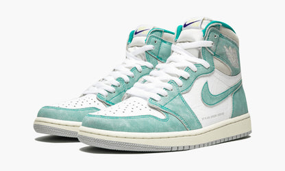 Air Jordan 1 Retro High OG Turbo Green Sneakers - Collaboration Release