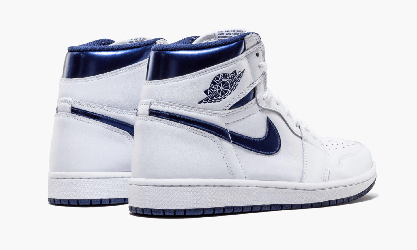 Air Jordan 1 Retro Metallic Navy Sneakers - Modern Classic