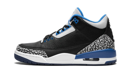 Air Jordan 3 Retro Sport Blue Sneakers - Archive Edition