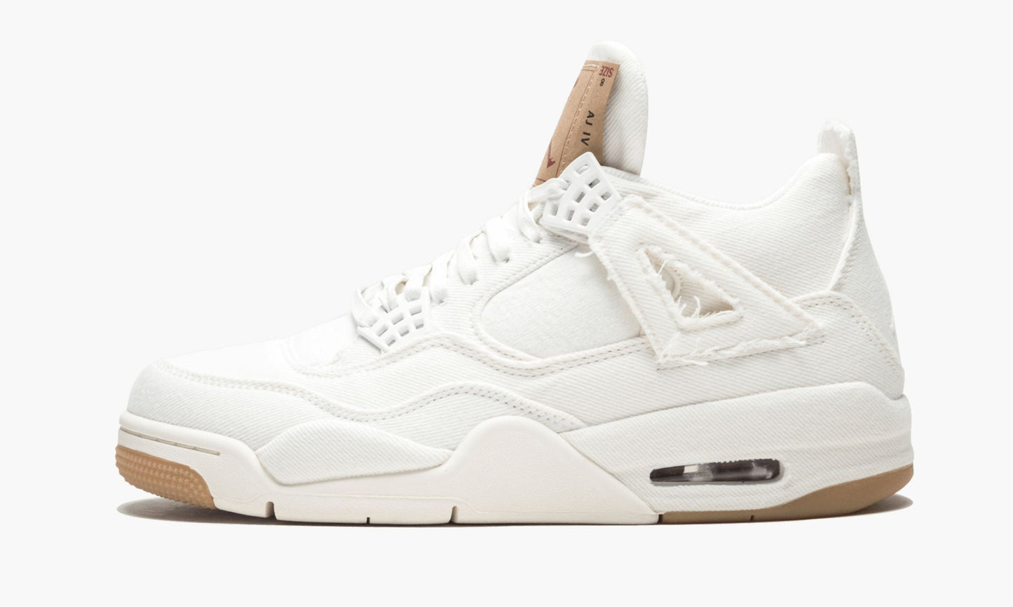 Air Jordan 4 Retro Levis NRG “White Denim” Sneakers - Court Icon