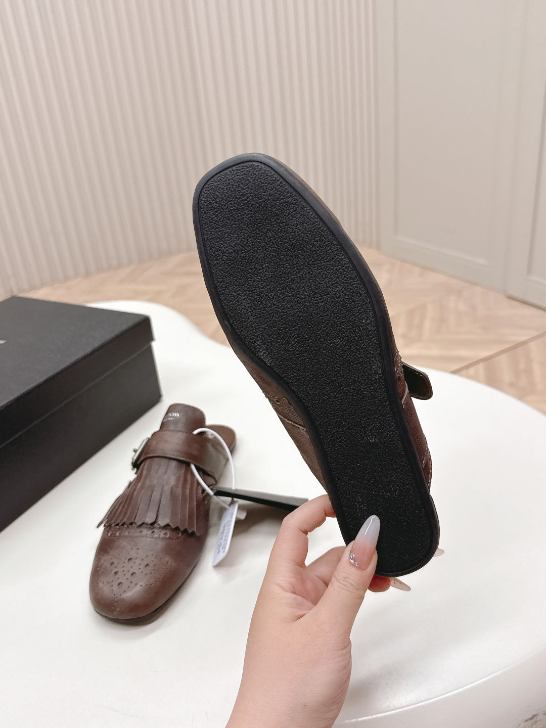 PRA 26S Mule Brown Calfskin 600592
