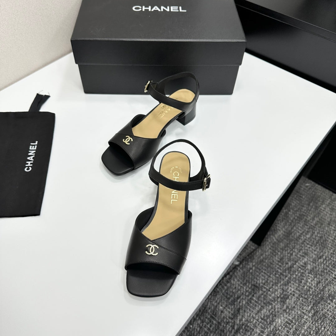 CC 2026 Mary Jane Sandals 45 Black Cowhide 668114