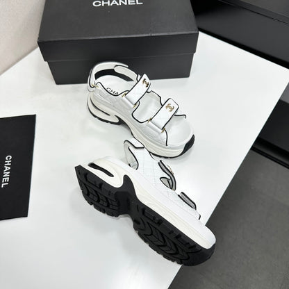Chanel 2026 Chunky Sport Sandals 65mm Patent Calfskin 894909