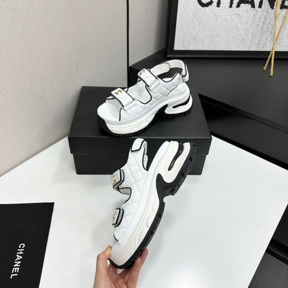Chanel 2026 Chunky Sport Sandals 65mm Patent Calfskin 894909