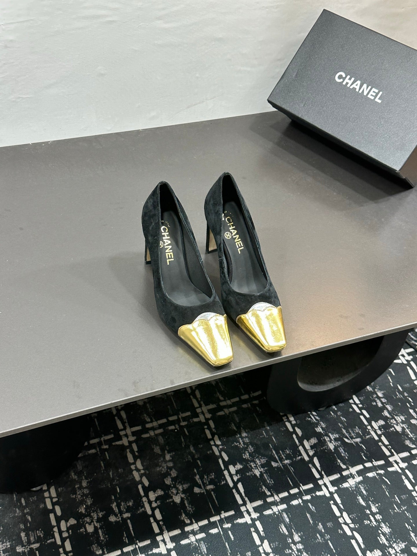 Chanel 2026 Kitten Heels Pumps Leather Sheepskin 832526