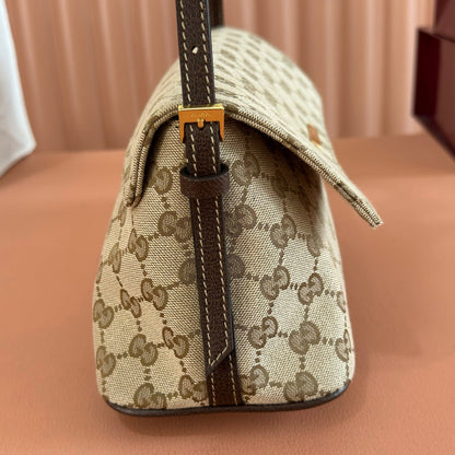 Gucci 2026 Madison Bag 31cm Sand mix Brown Canvas Leather