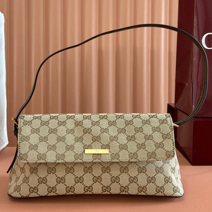 Gucci 2026 Madison Bag 31cm Sand mix Brown Canvas Leather