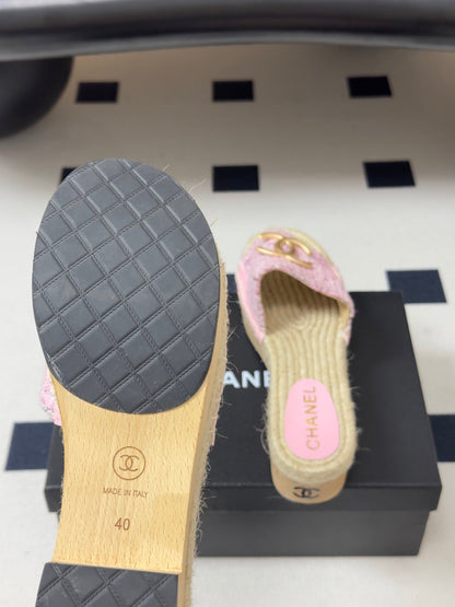 Chanel 2026 Classic Double C Buckle Slippers Sheepskin 834646