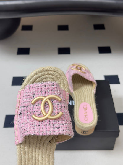 Chanel 2026 Classic Double C Buckle Slippers Sheepskin 834646