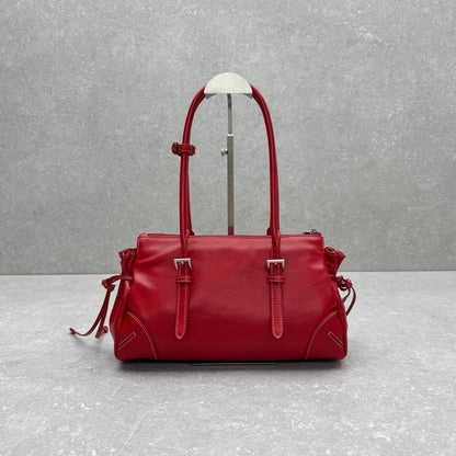 Prada 2026 Soft Medium Shoulder Bag 33cm Calfskin