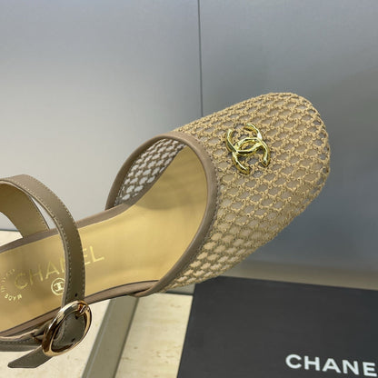 CC 26 Slingback Pump 45mm Mesh Sheepskin